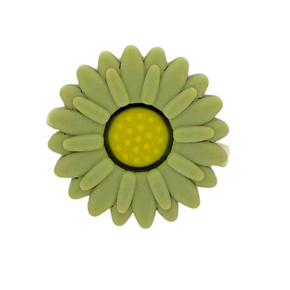 Silicone Focal Beads Daisy Sunflower Rounded Center 20pcs 25