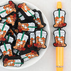 Halloween Thanksgiving Pumpkin Drink Silicone Focal Beads 20Pcs 