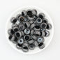 Metallic Sugar Textured Resin Round Spacer Beads 12mm 50pcs 2