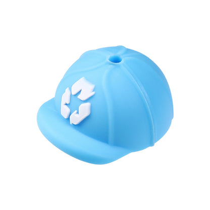 Silicone 3D Focal Beads Sanitation Red Cap Recycling Symbol 13
