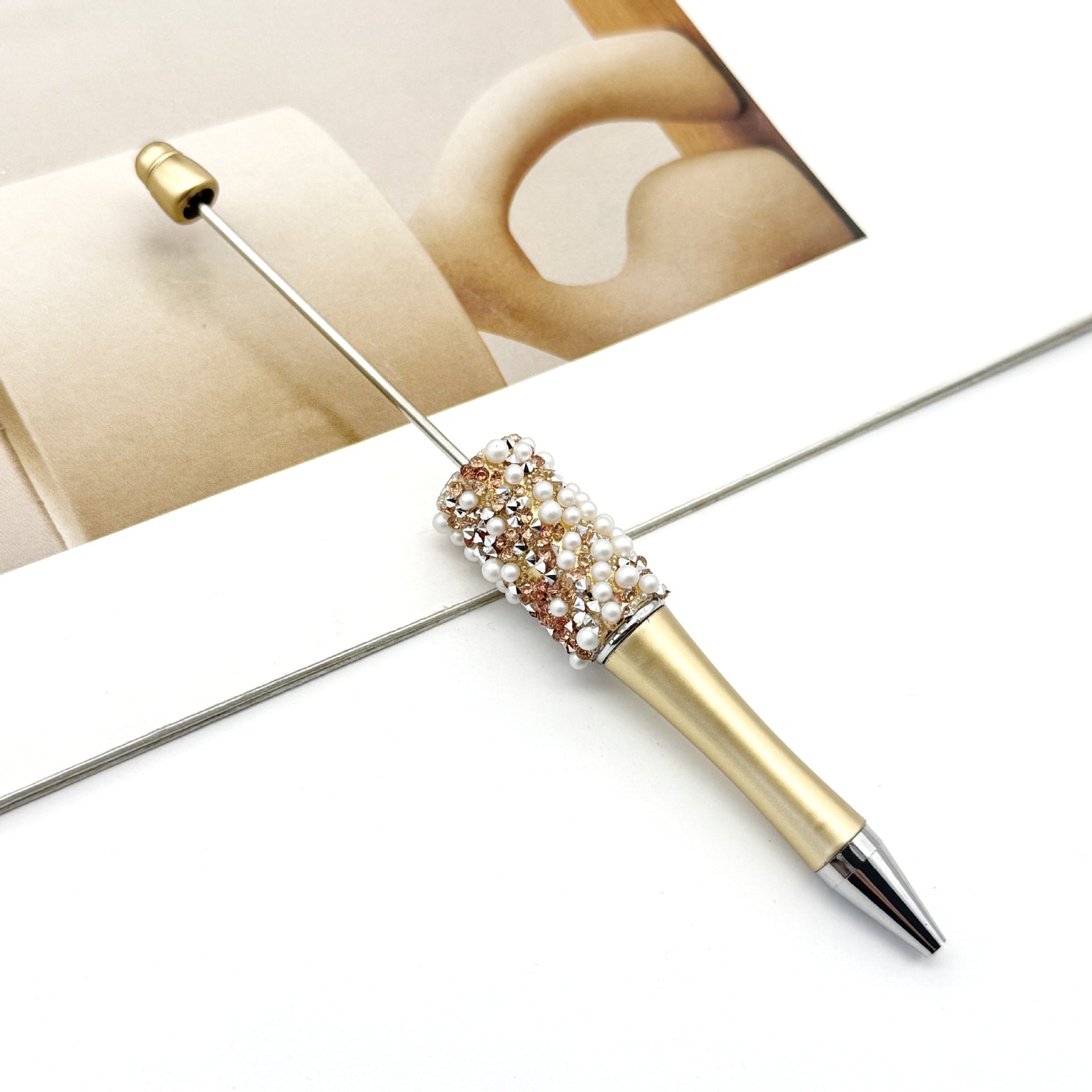 DIY Sugar Pearl Starry Sky Beadable Pen 19