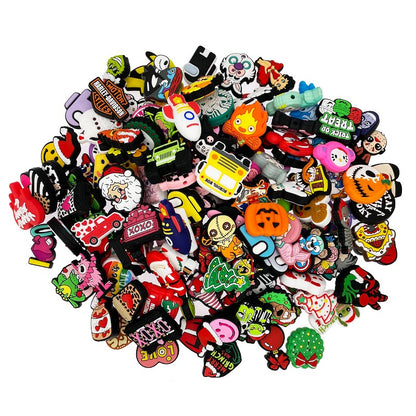 Silicone Focal Beads Bulk Different Random Mix 100Pcs