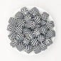 Geometric Pattern 13.5mm Square Silicone Beads with 2.5mm Hole 50pcs - 4