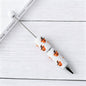Beadable Halloween Pen with Pumpkin Ghost and Skull Designs 15