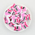Her Fight Is My Fight Pink Ribbon Silicone Focal Beads 20Pcs  2