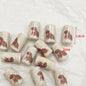 Spring Acrylic Tube Beads 18mm Cute Puppy Printed Glossy 10pcs 9