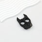 Self Defense Finger Lock Ring Dog Head Keychain Plastic 9x6cm