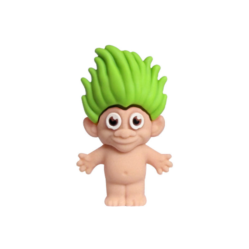 Silicone 3D Troll Focal Beads Playful Character 20pcs 9