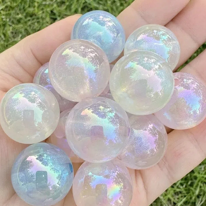 Glow In The Dark Bubblegum Beads 20mm Mermaid Color Pastel 10pcs 3