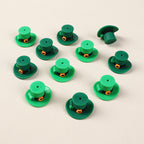 Silicone 3D Focal Beads St Patrick Day Lucky Cap With Shamrock Buckle 4