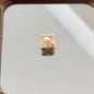 Square Acrylic Beads 14mm Bread Obsessed Character Glossy 10pcs 6