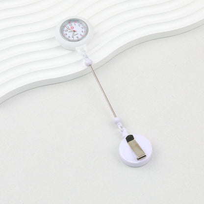 Beadable Pocket Watch Glow In The Dark Silicone Case Easy Pull Buckle
