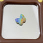 Spring Oil Painting Texture Butterfly Acrylic Beads 25mm 10pcs 4