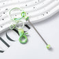 Beadable Gradient Color DIY Metal Keychain