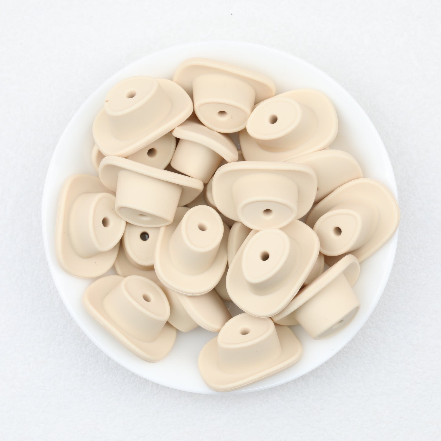 Western Style Silicone Cowboy Hat Focal Beads 20pcs 4