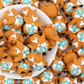3D Brown Cowboy Money Bag Silicone Focal Beads 20pcs