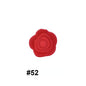 Double-Sided Flower Silicone Beads Multi Color Solid 50pcs 25