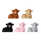 3D Lying Smiling Calf Silicone Focal Beads 20Pcs  8