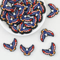 Patriotic Eagle Silicone Focal Beads US Independence Day Theme 20pcs
