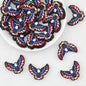 Patriotic Eagle Silicone Focal Beads US Independence Day Theme 20pcs