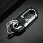 Metal Carabiner Keychain Zinc Alloy Vintage Style Black Blue Orange 6