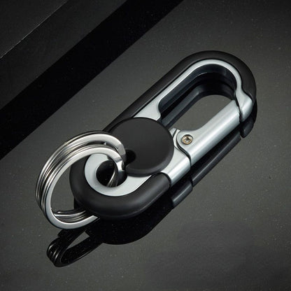Metal Carabiner Keychain Zinc Alloy Vintage Style Black Blue Orange 6