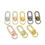 Zinc Alloy Metal Door Buckle Keychain Hook 33mm 50pcs Multi Finish