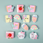 Silicone Focal Beads Learning Stationery ABC Pencil Rainbow 20pcs 5