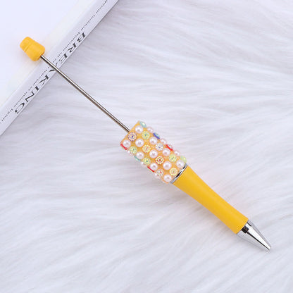Colorful Pearl Gradient Round Ballpoint Pen Plastic 34