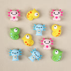 Silicone 3D Focal Beads Reptile Salamander Chameleon Expressive Eyes 20pcs 3