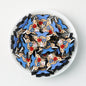 Independence Day Bull Head Silicone Focal Beads Blue Bow 20pcs