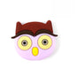 Silicone Focal Beads Owl Big Eyes Pastel Woodland 20pcs 11