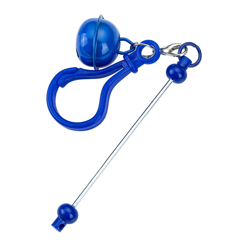 Beadable Bar Keychains With Bells