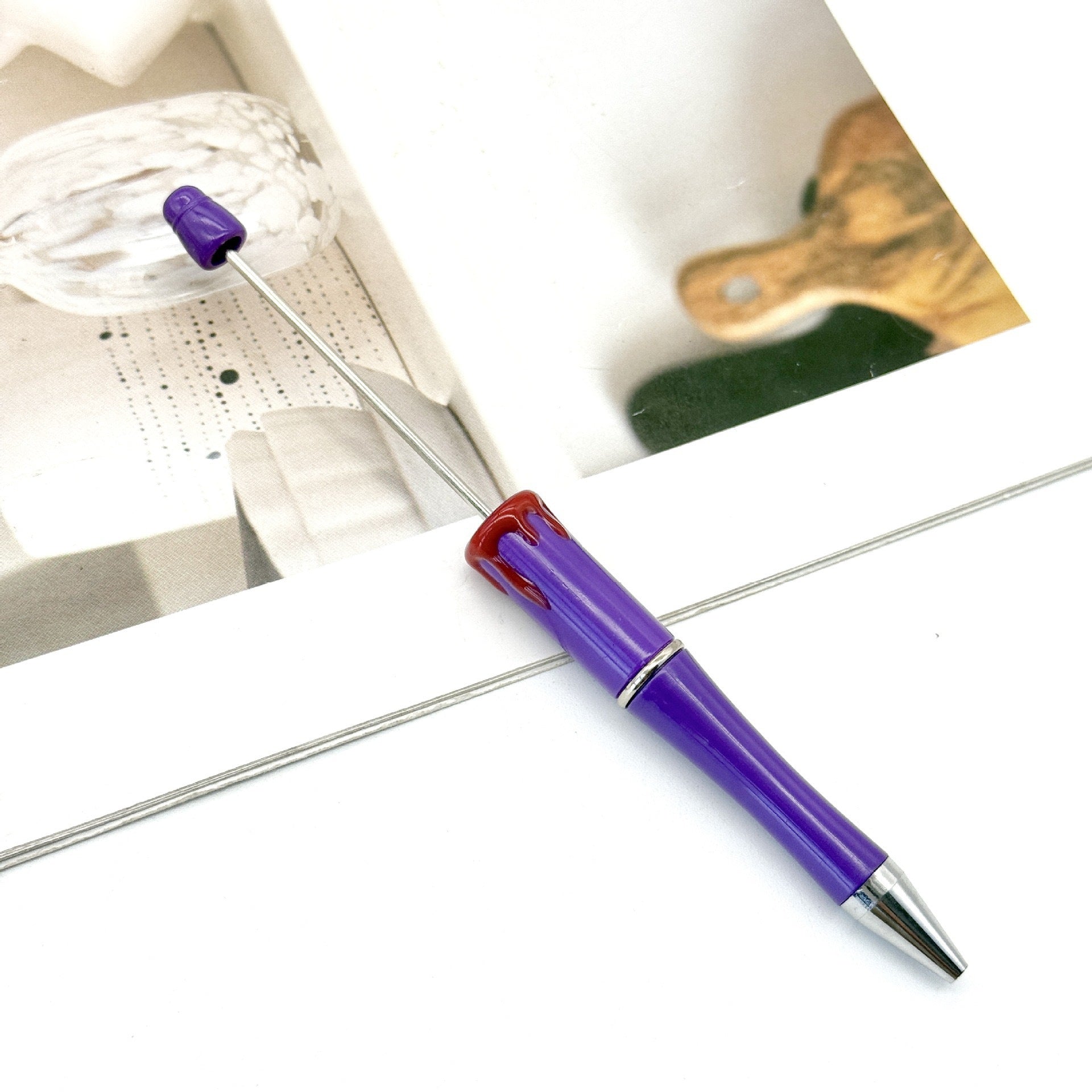 Beadable Pen Halloween Bloodprint Morandi Candy Color 19