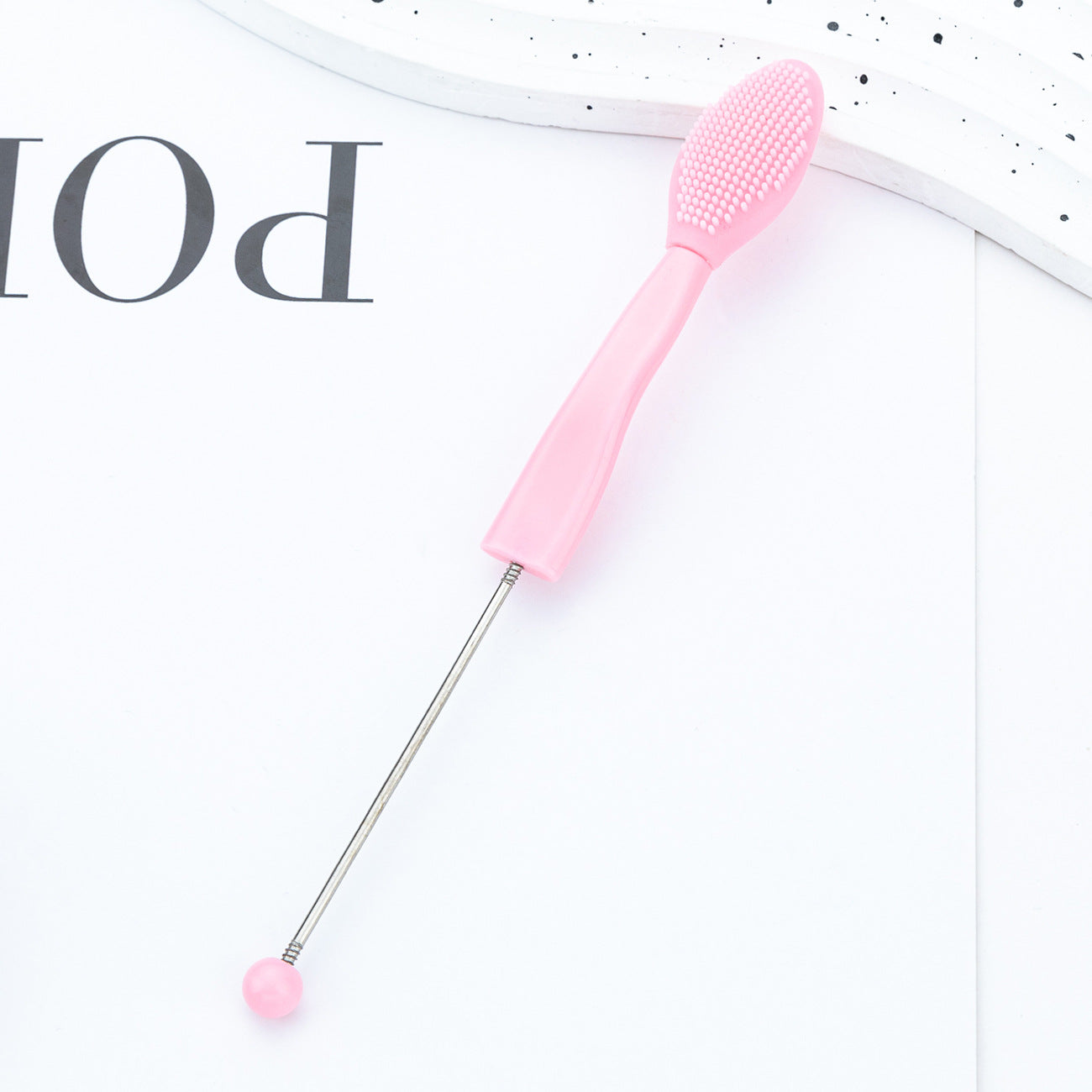 Beadable Lip Scrub Brushes Multi-functional