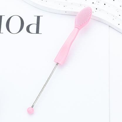 Beadable Lip Scrub Brushes Multi-functional