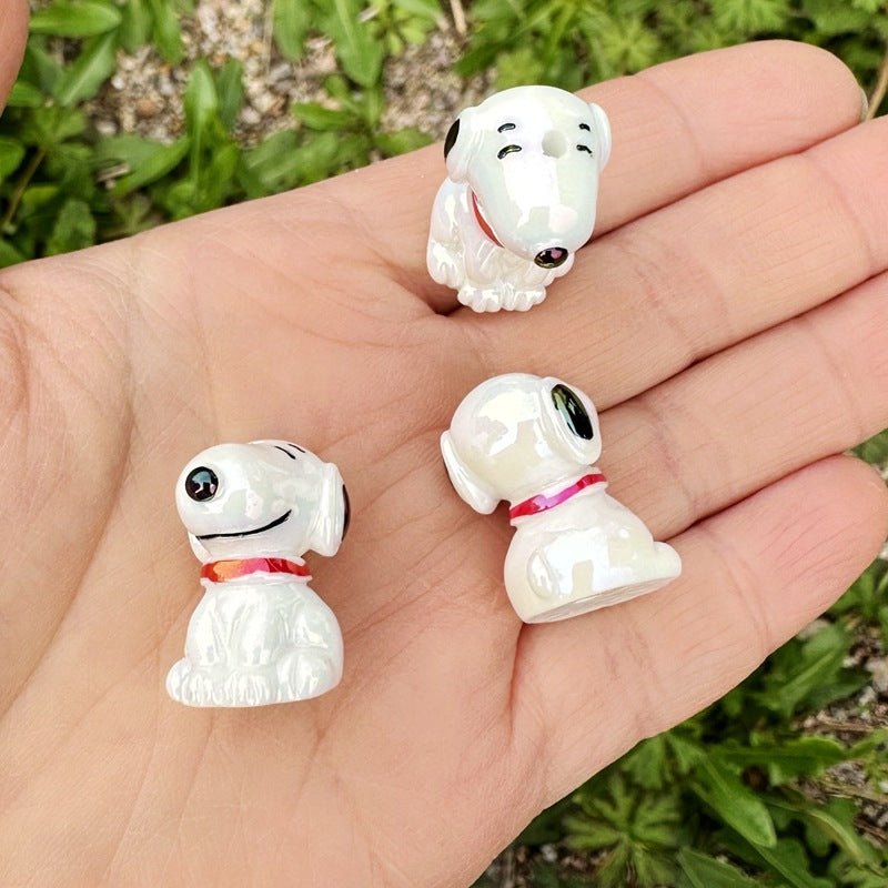 Cartoon Character Resin Beads 27mm 20pcs Round Hole 1.5mm 2