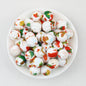 Christmas Theme 15mm Printed Silicone Round Beads 50pcs 5