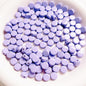 Flat Acrylic Beads 8mm Glossy Colorful Mixed 50pcs 2