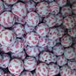 15mm Silicone Beads Multi Base Cute Duck Print 50pcs 11