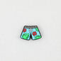 Summer Style Silicone Focal Beads Tropical Shorts Pattern 20pcs 8