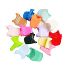 Small Chair Acrylic Beads 20x25mm Colorful Glossy 10pcs 3
