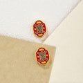 Enamel Alloy Metal Beads New Year Good Luck Series 20pcs 4