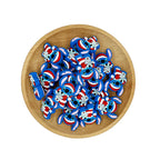 Silicone Focal Beads Christmas Stitch Holding White Doll 20pcs 2