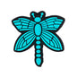 Silicone Focal Beads Dragonfly Dotted Tails Flat 1 Piece 2