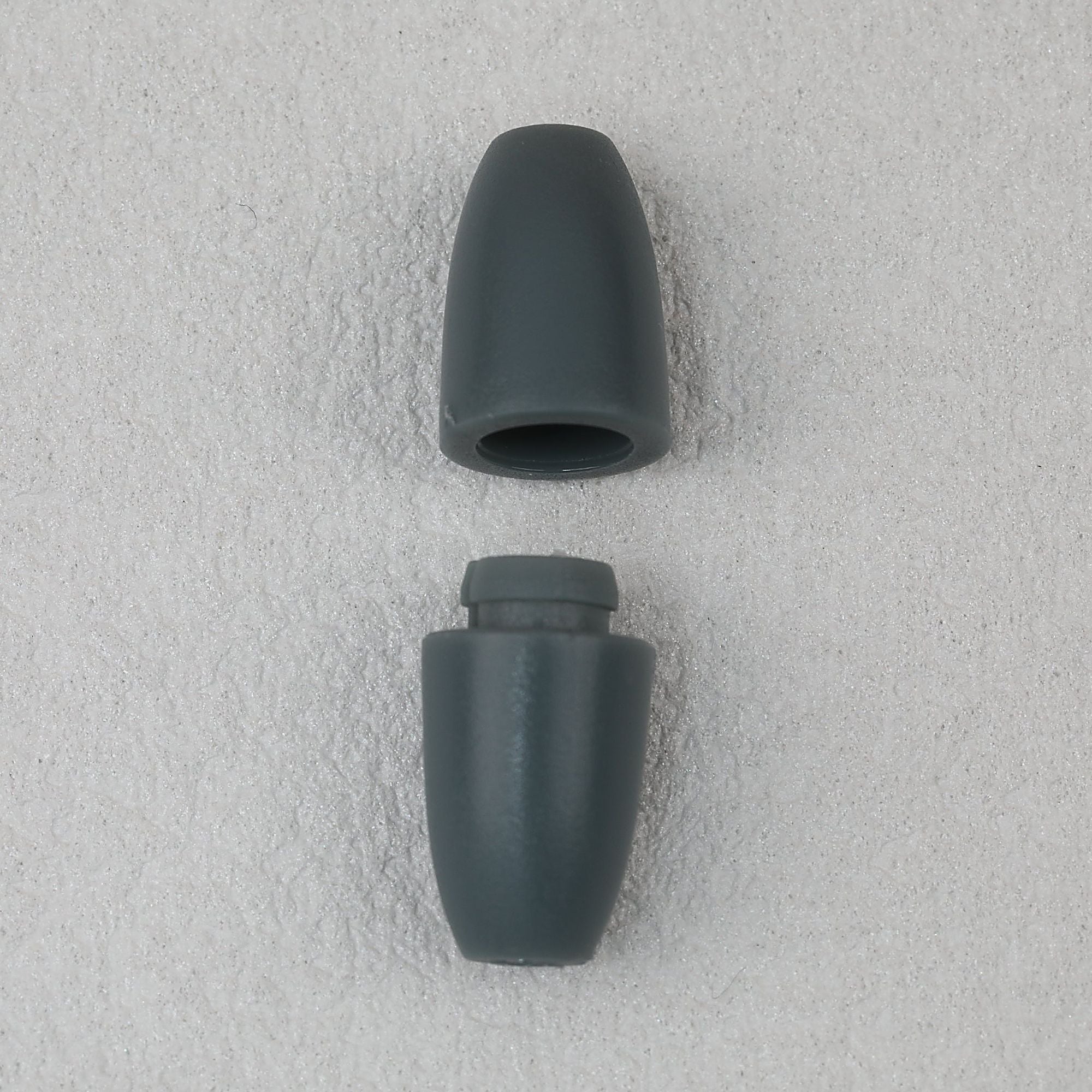 Breakaway Barrel Clasps Safety Connectors Colorful 100pcs 24.5mm - dark gray