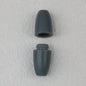 Breakaway Barrel Clasps Safety Connectors Colorful 100pcs 24.5mm - dark gray