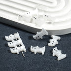 Flat Cat Acrylic Beads 16mm Imitation Freshwater Shell 50pcs 2