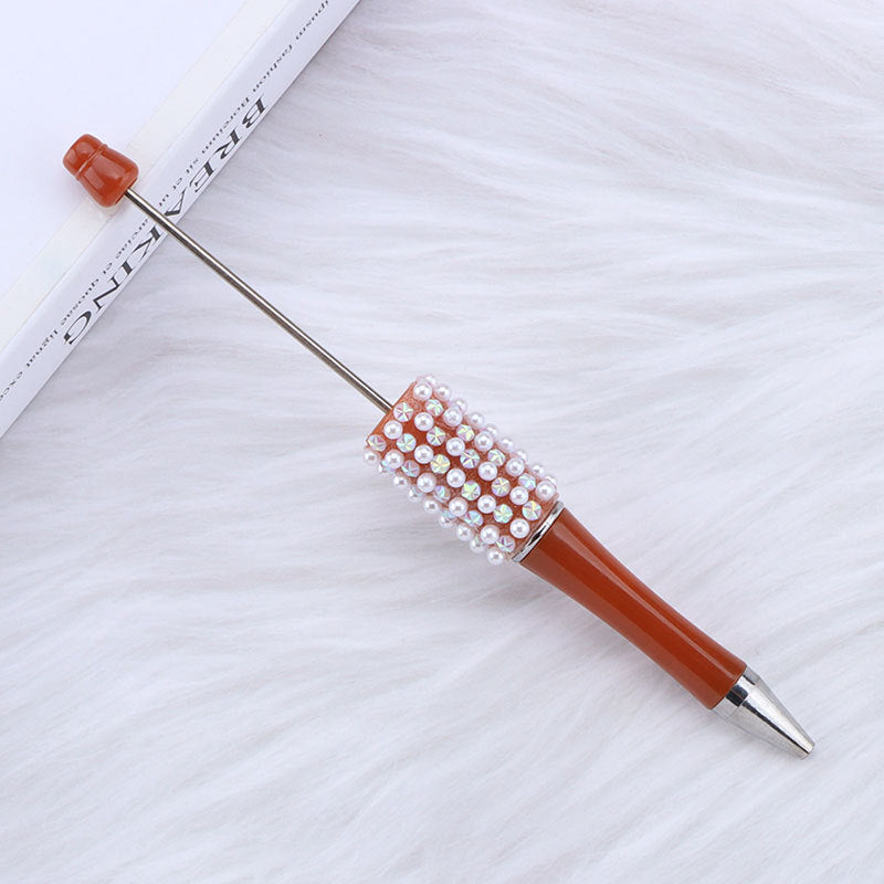 Colorful Pearl Gradient Round Ballpoint Pen Plastic 49