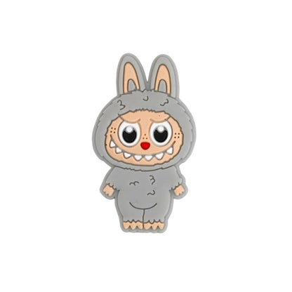 Silicone Focal Beads Bunny Characters Standing Upright 20pcs 5
